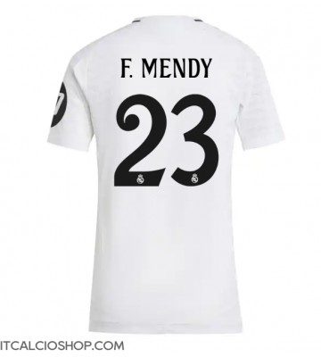 Real Madrid Ferland Mendy #23 Prima Maglia Femmina 2024-25 Manica Corta